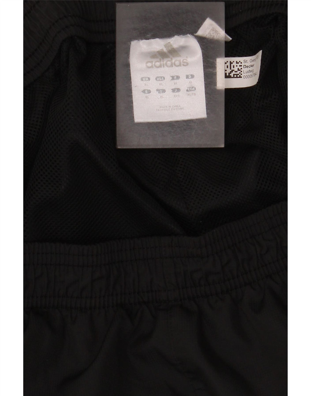 Shorts esportivos masculinos Adidas XL preto poliéster
