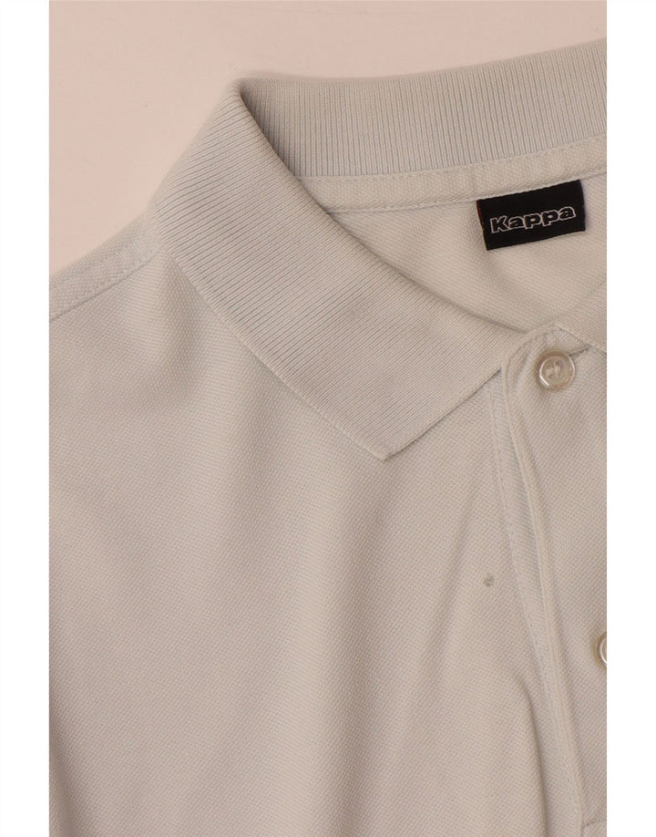 Camisa polo masculina Kappa médio algodão branco