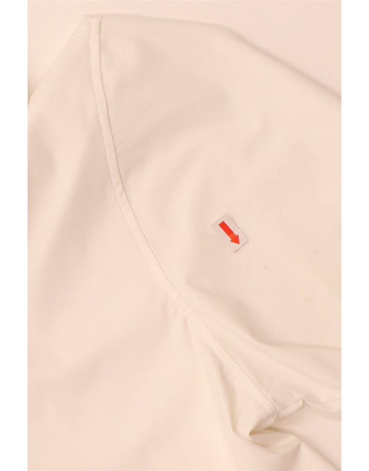 Camisa polo masculina BOTTEGA ARTIGIANA média off white nylon