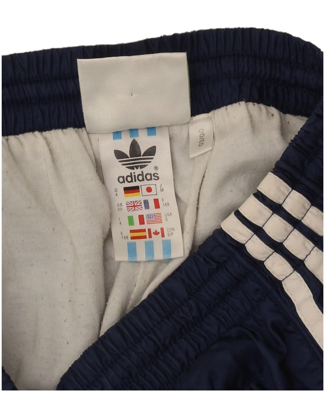 Calça de treino masculina Adidas Joggers médio azul marinho poliéster