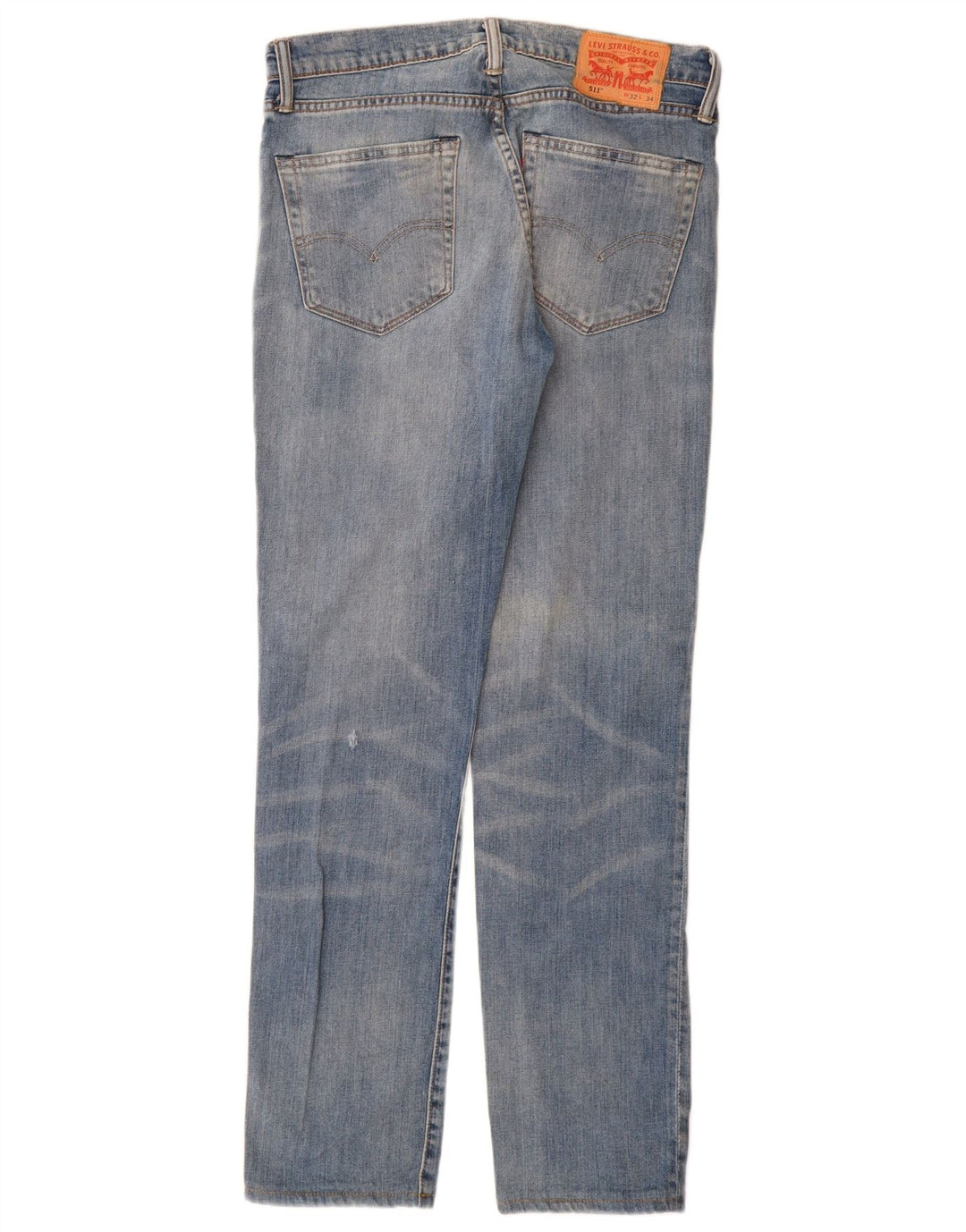 Calça Jeans Levis 511 Slim Masculina W32 L31 Azul Algodão