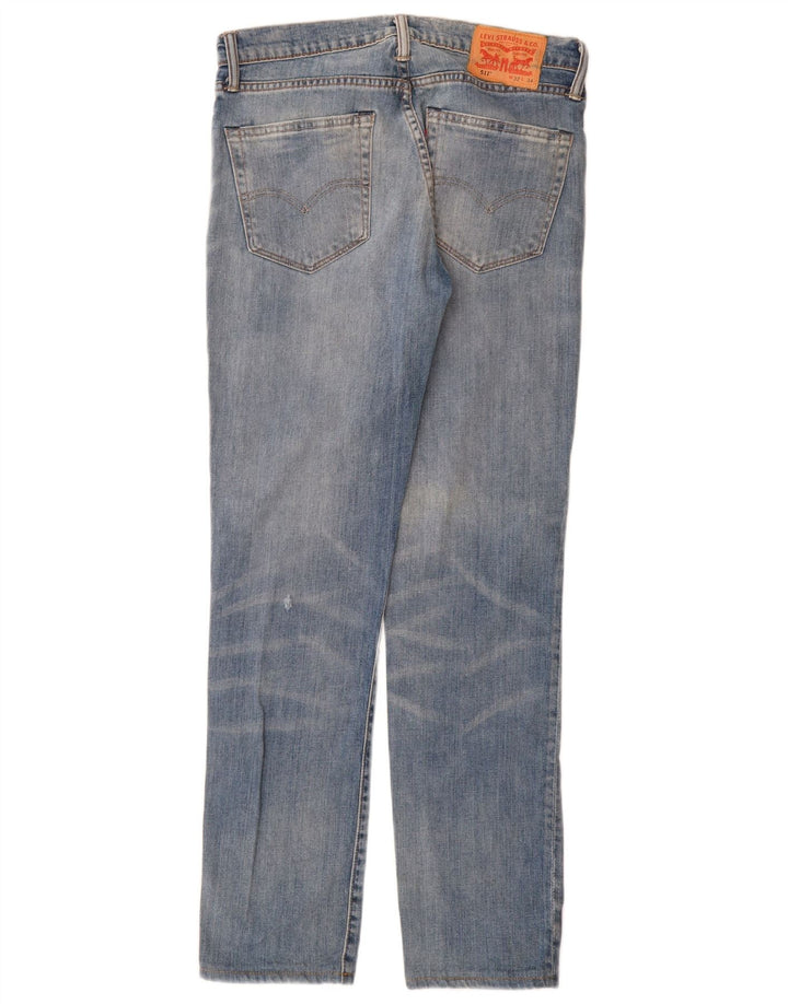 Calça Jeans Levis 511 Slim Masculina W32 L31 Azul Algodão