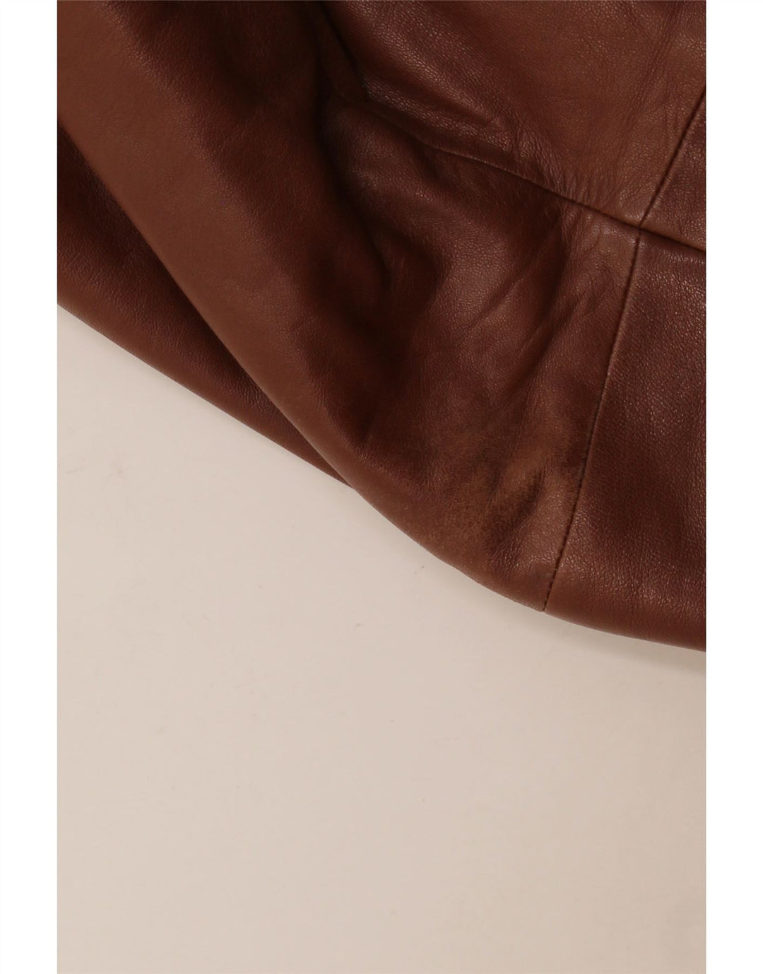 Jaqueta de couro masculina Scout UK 40 grande marrom