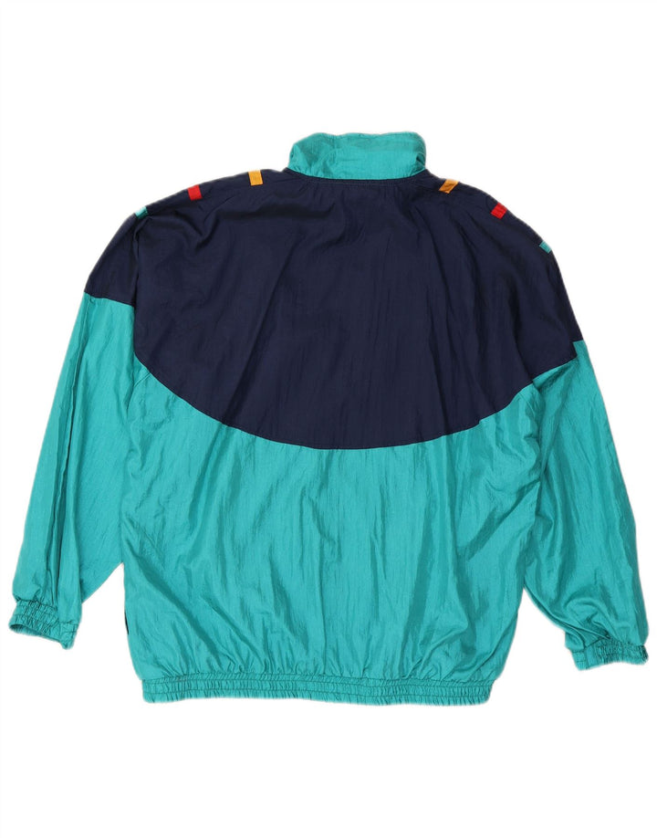 Jaqueta de treino masculina VINTAGE XL azul colorblock