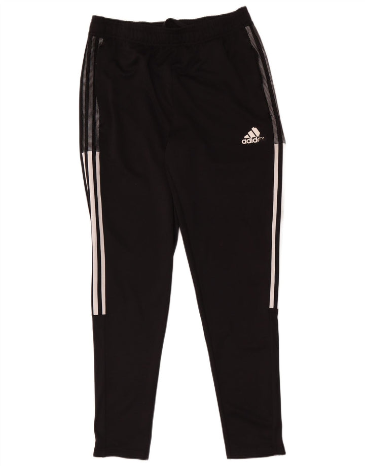Adidas Mens 3D Arc Joggers Calças Médio Preto Poliéster Esportes