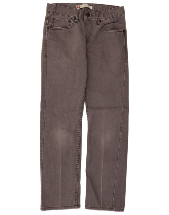 Levi's Meninos 511 Slim Jeans 15-16 Anos W28 L28 Cinza Algodão