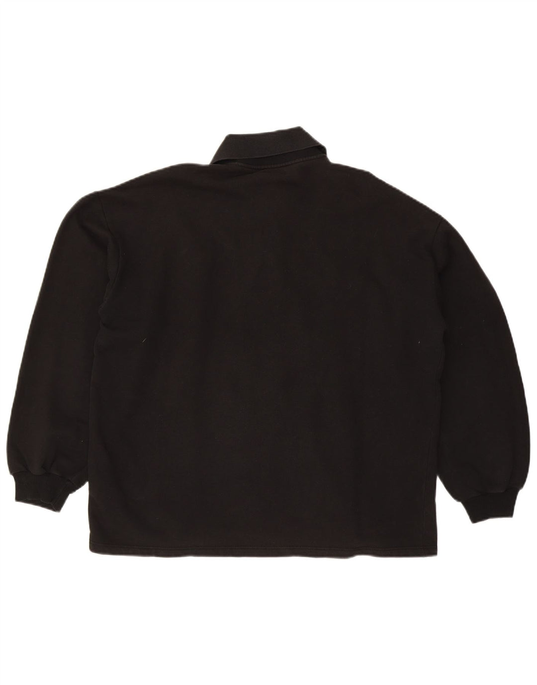 Camisa polo masculina de manga comprida DOLCE & GABBANA XL de algodão preto