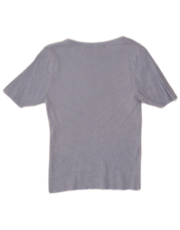 Camiseta feminina Marks & Spencer pequena azul