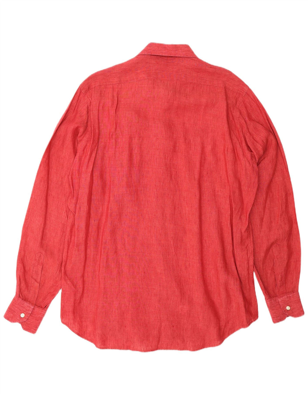 CAMICISSIMA Camisa Masculina Slim Fit XL Linho Vermelho