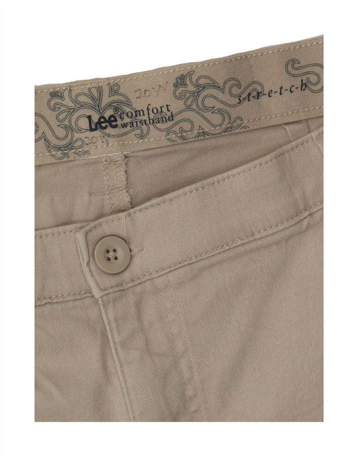LEE Womens Comfort Fit Straight Casual Trousers W40 L30 Beige Vintage Lee and Second-Hand Lee from Messina Hembry 