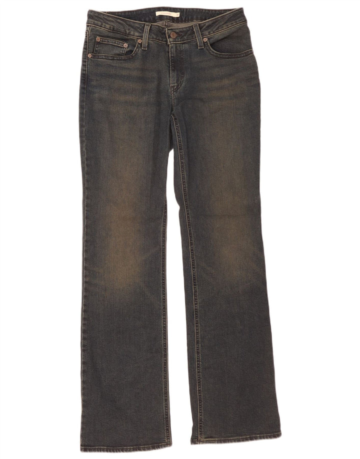Jeans feminino Levi's Super Low Bootcut W30 L34 algodão preto