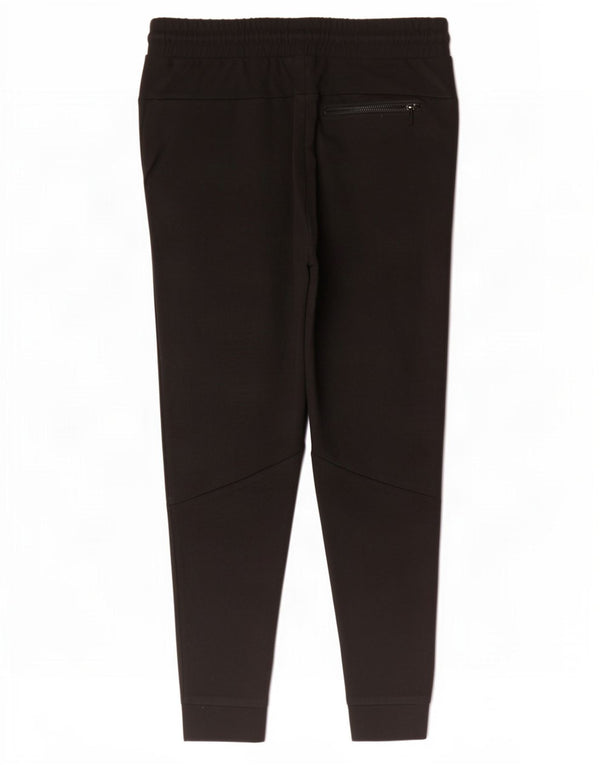 Zara Mens Crop Tracksuit Calças Joggers Médio Preto