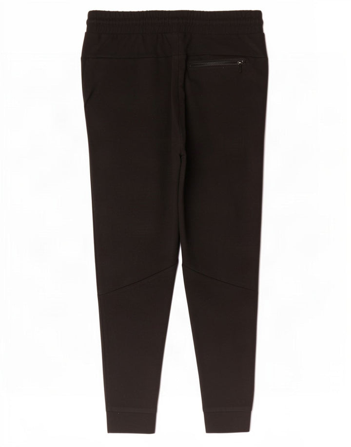 Zara Mens Crop Tracksuit Calças Joggers Médio Preto