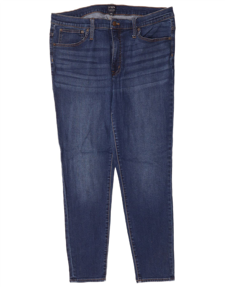 J. CREW Jeans skinny feminino de cintura alta W33 L28 azul