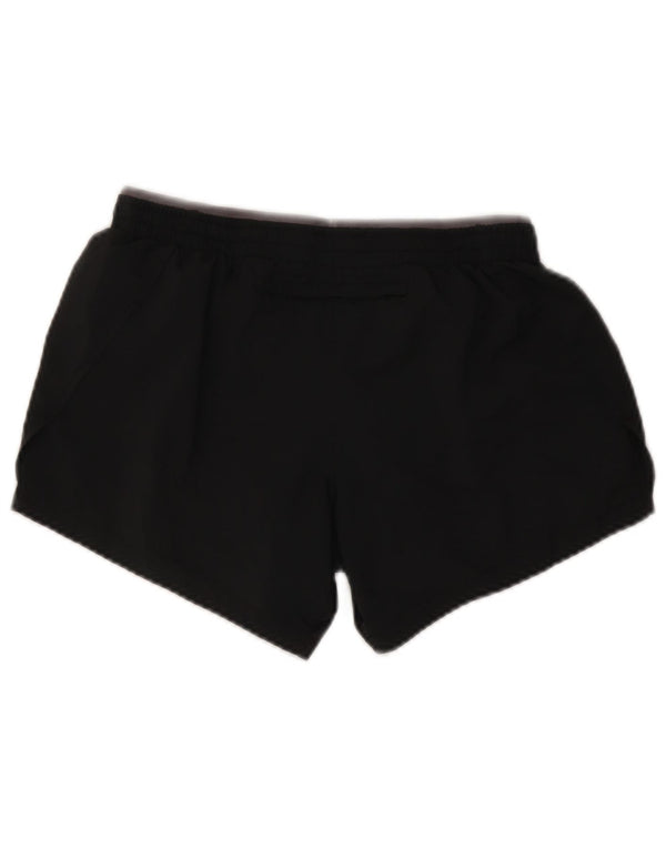 Shorts esportivos femininos Nike Dri Fit UK 10 poliéster cinza pequeno