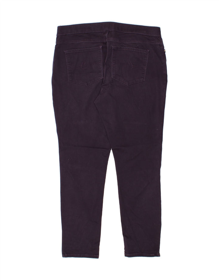 LEE Womens Legging Casual Trousers US 18 2XL W36 L29 Purple Cotton Vintage Lee and Second-Hand Lee from Messina Hembry 