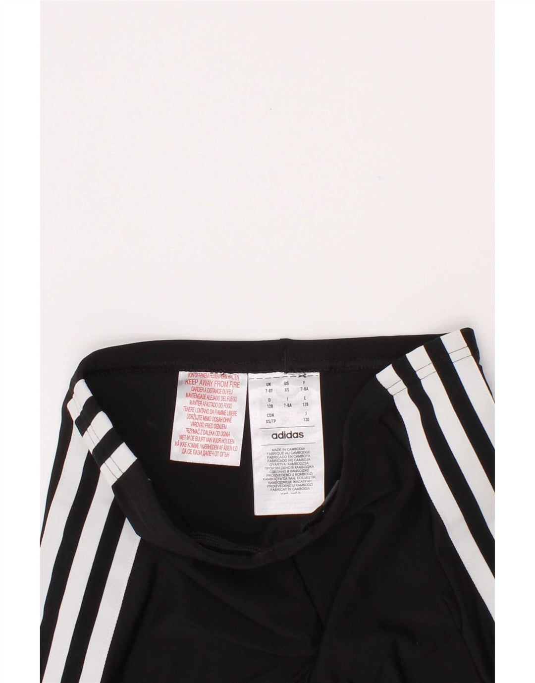 Leggings Adidas Aeroready Capri para meninos 7-8 anos preto poliamida