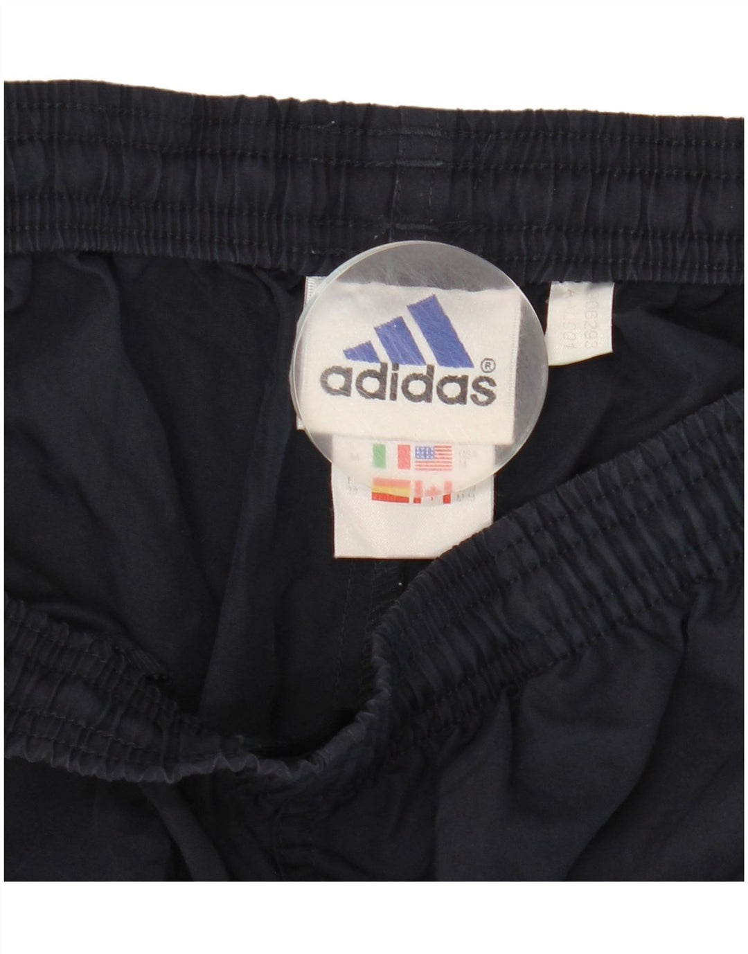 Shorts esportivos femininos Adidas UK 12 poliéster azul marinho médio