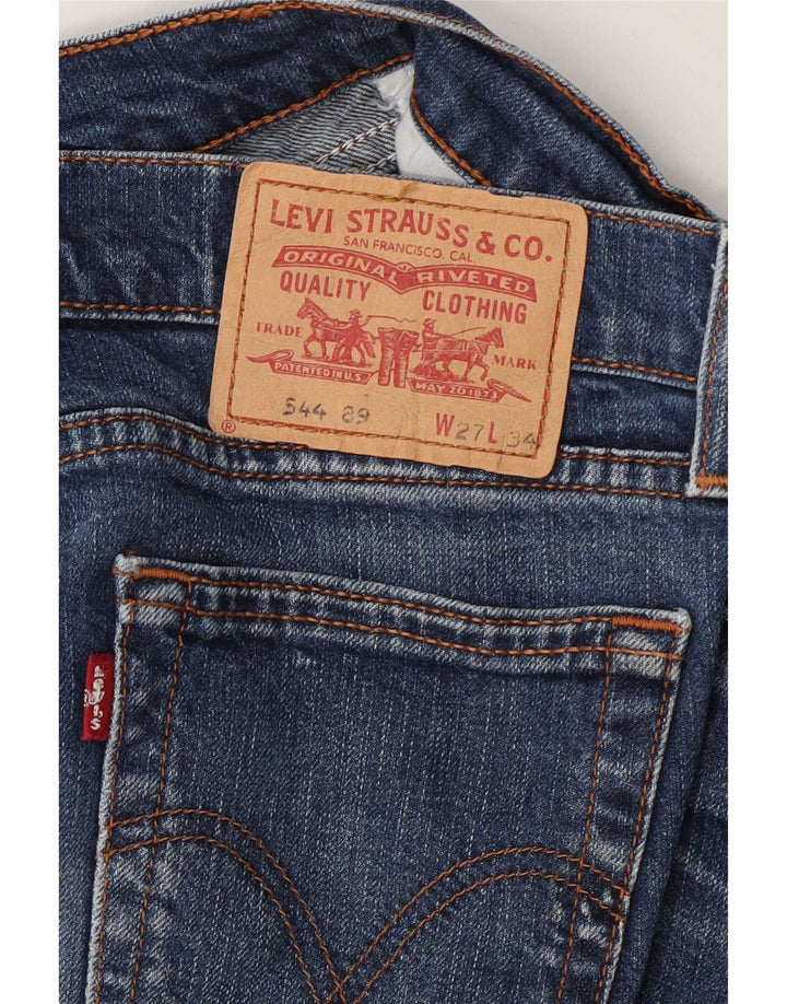 Calça jeans feminina Levi's 544 Bootcut W27 L28 azul