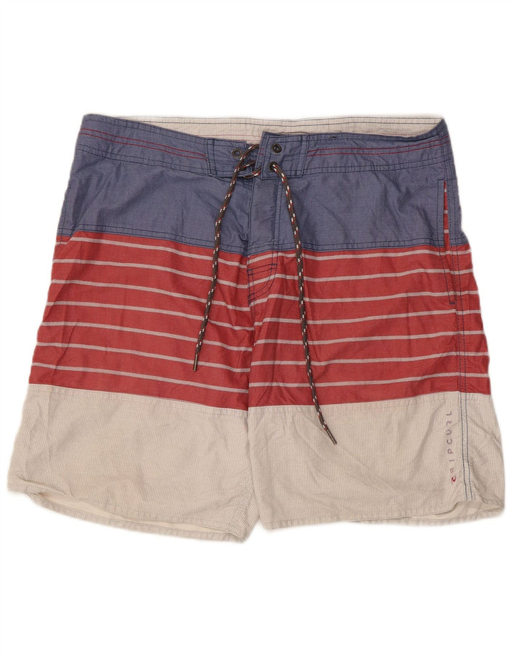 Shorts de natação masculino Rip Curl grande poliéster colorblock colorido