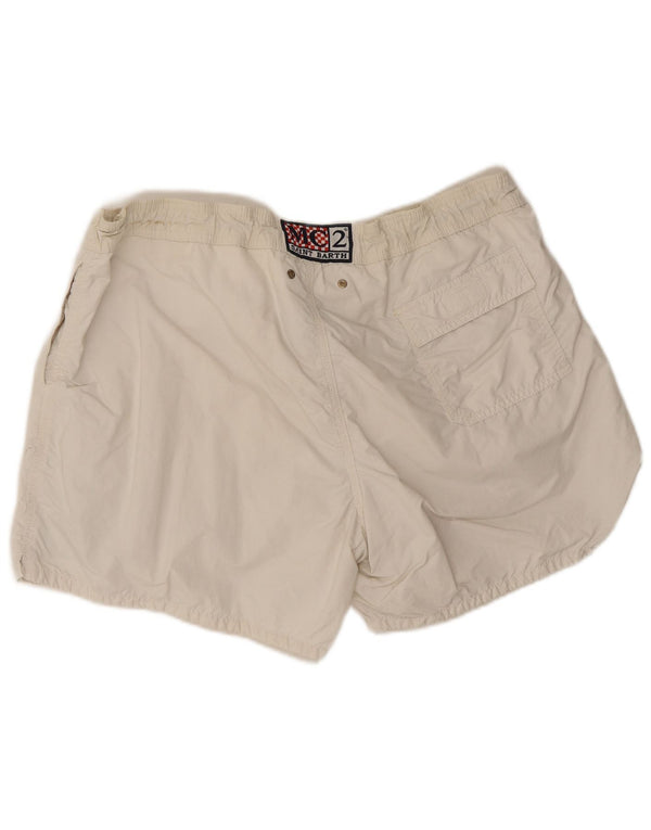 Shorts de natação masculino Saint Barth 2XL branco poliamida