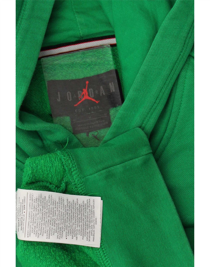 Jordan Mens Hoodie Jumper Médio Algodão Verde