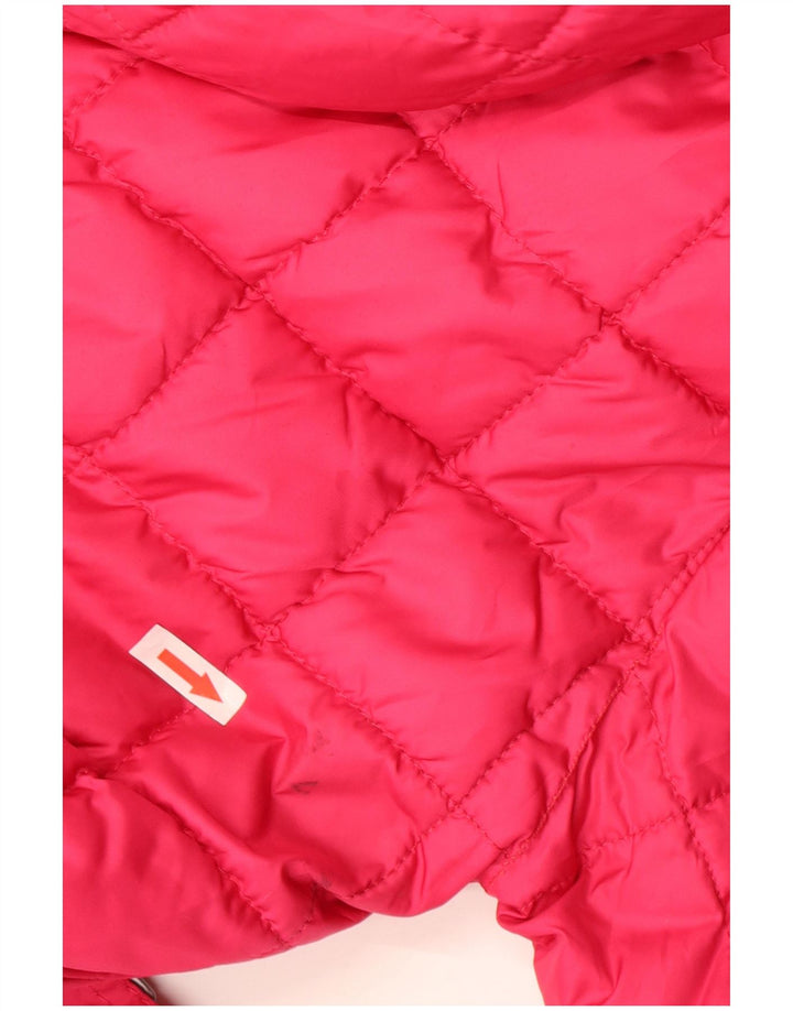 Macacão de esqui feminino com capuz Cacao IT 42 poliéster rosa médio