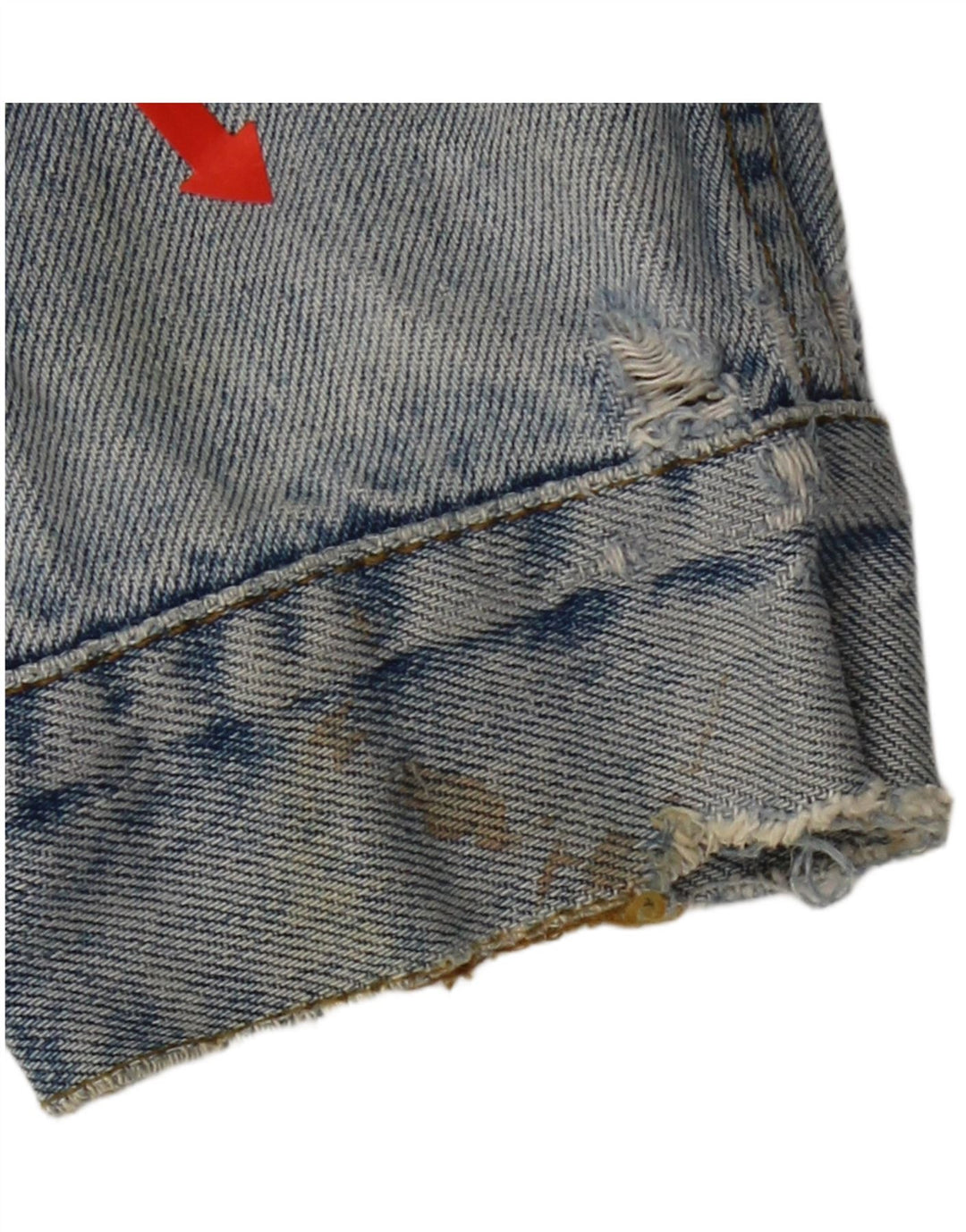 Jaqueta jeans masculina Levi's UK 38 algodão azul médio