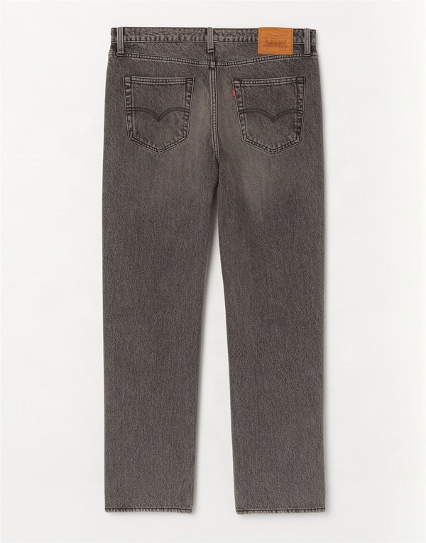 Calça jeans masculina Levi's 502 Tapered W33 L32 cinza algodão