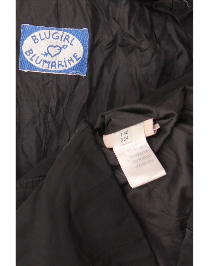 Jaqueta feminina Blugirl acolchoada Blumarine IT 40 poliéster preto pequeno
