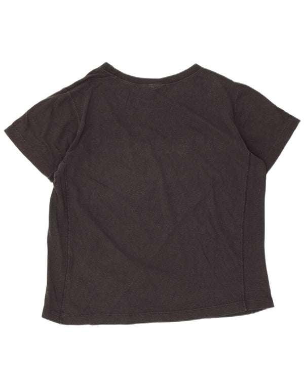 Camiseta feminina estampada Champion UK 10 pequena preta
