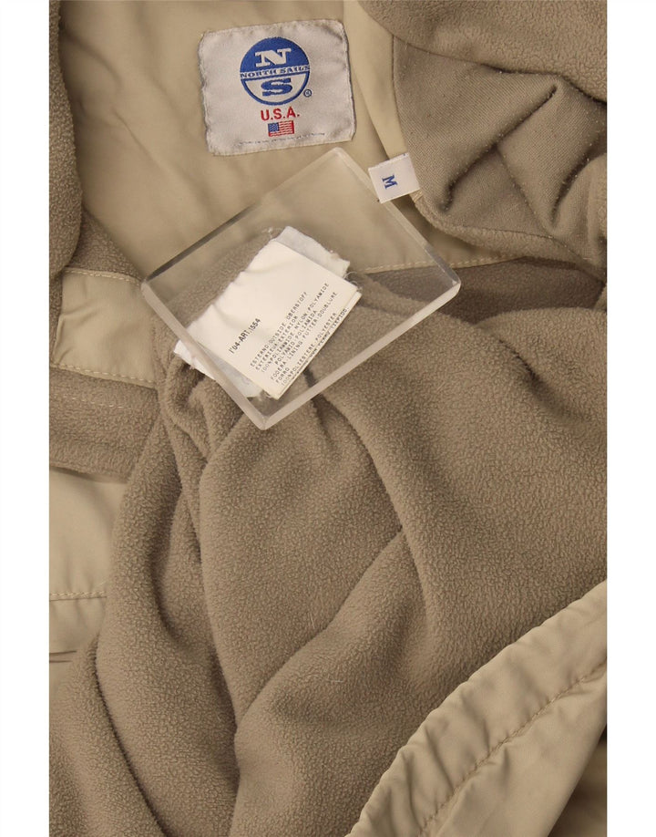Jaqueta corta-vento masculina North Sails UK 38 poliamida bege médio