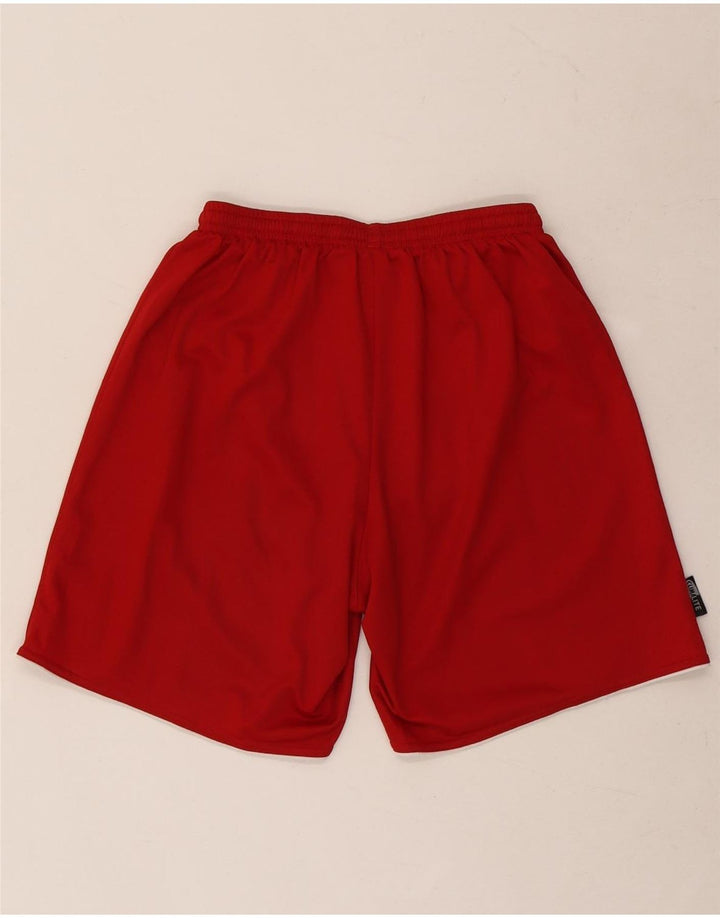 ADIDAS Mens Climalite Sport Shorts Pequeno Poliéster Vermelho