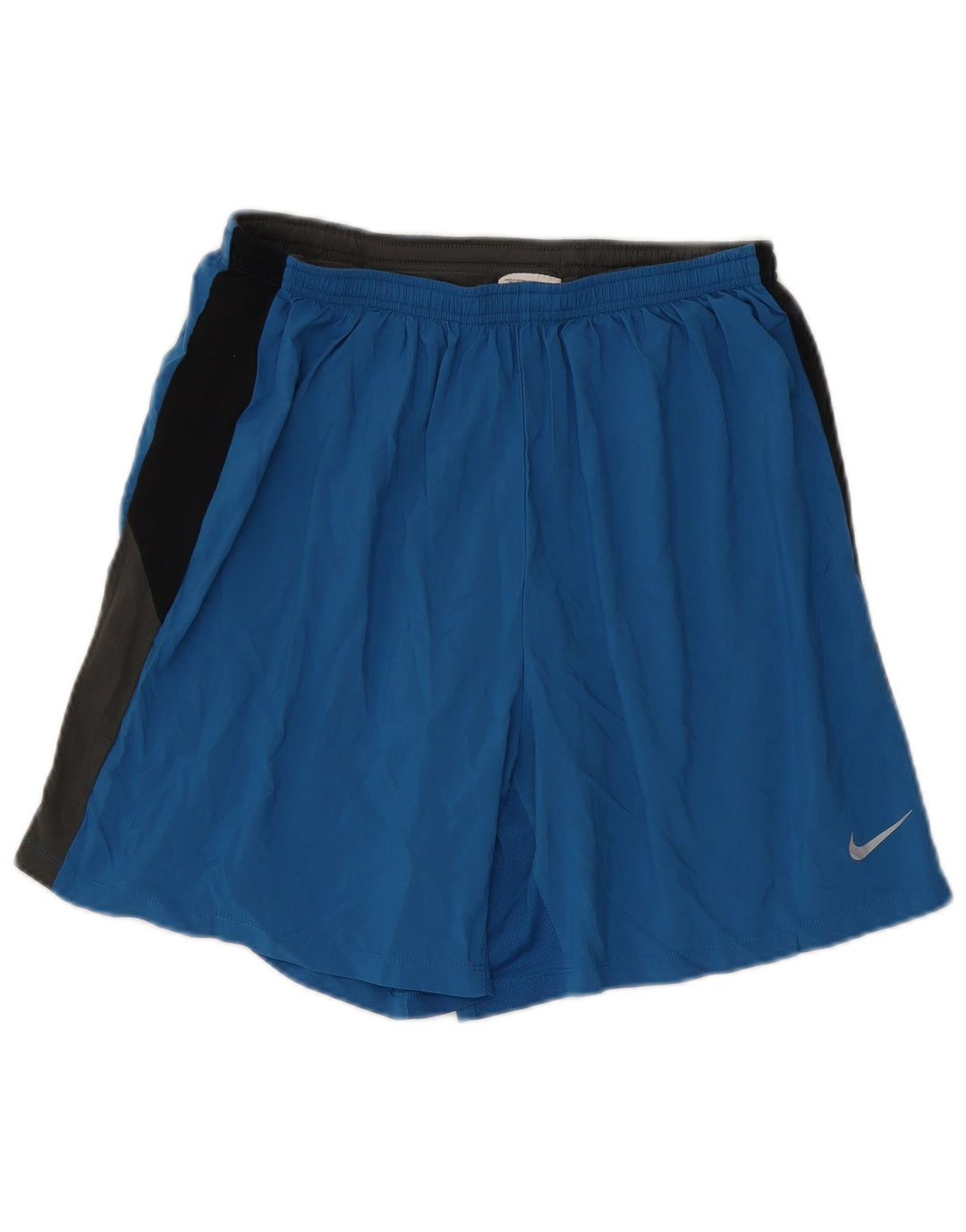 Shorts esportivos Nike Boys 13-14 anos XL azul colorblock poliéster