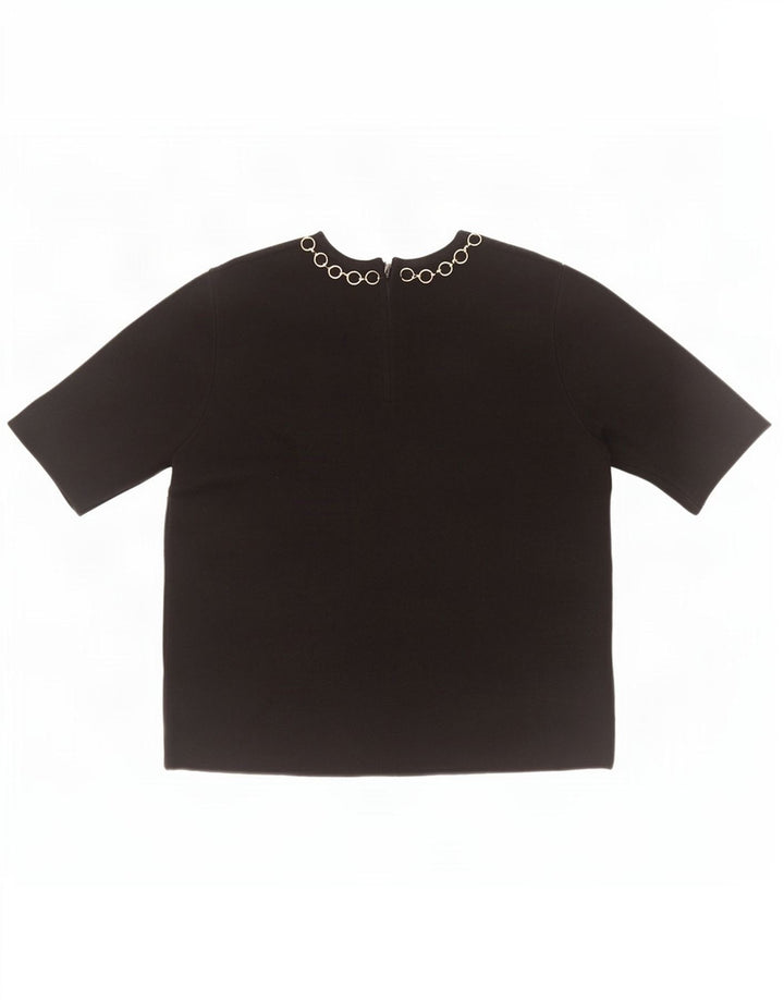 Blusa feminina Zara UK 10 pequena preta