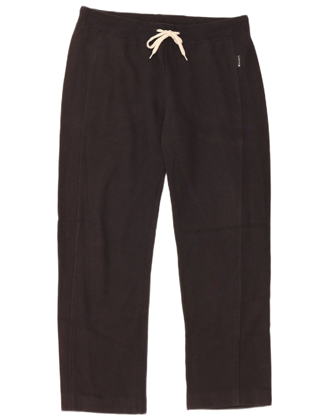 Calça de treino masculina Champion grande de algodão preto
