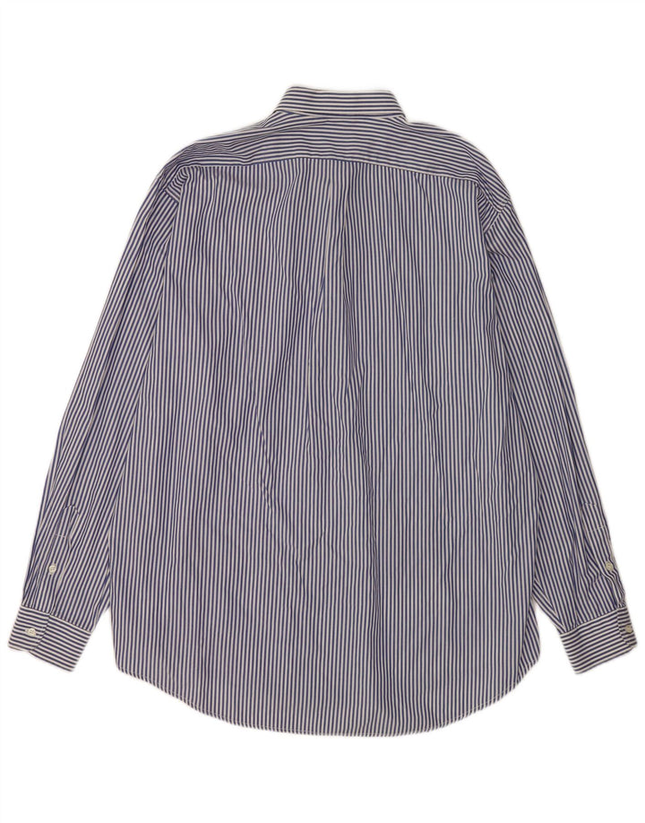 Camisa masculina NANI BON tamanho 42 listra azul grande