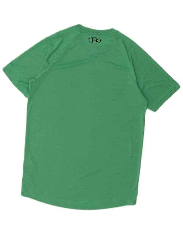 Camiseta masculina Under Armour Loose Fit Top Pequeno Poliéster Verde