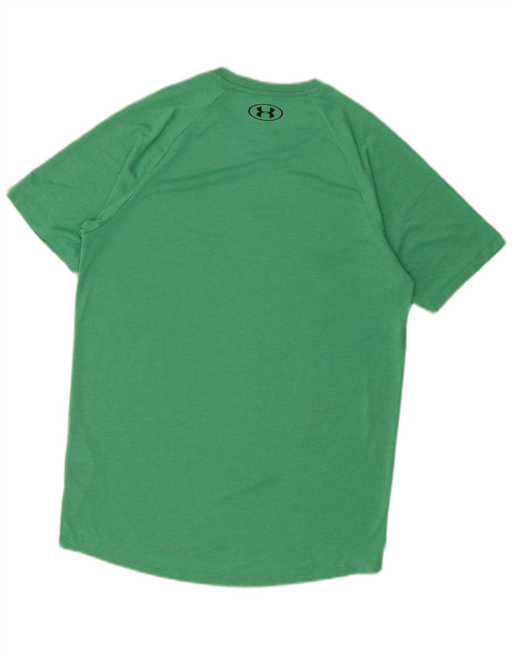 Camiseta masculina Under Armour Loose Fit Top Pequeno Poliéster Verde