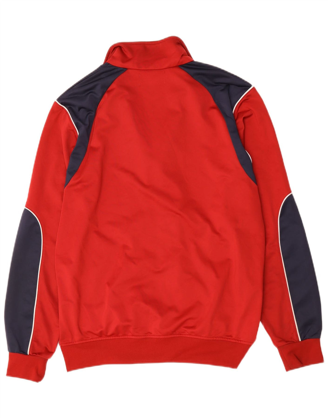 Kappa Mens Treino Top Jaqueta Grande Poliéster Colorblock Vermelho