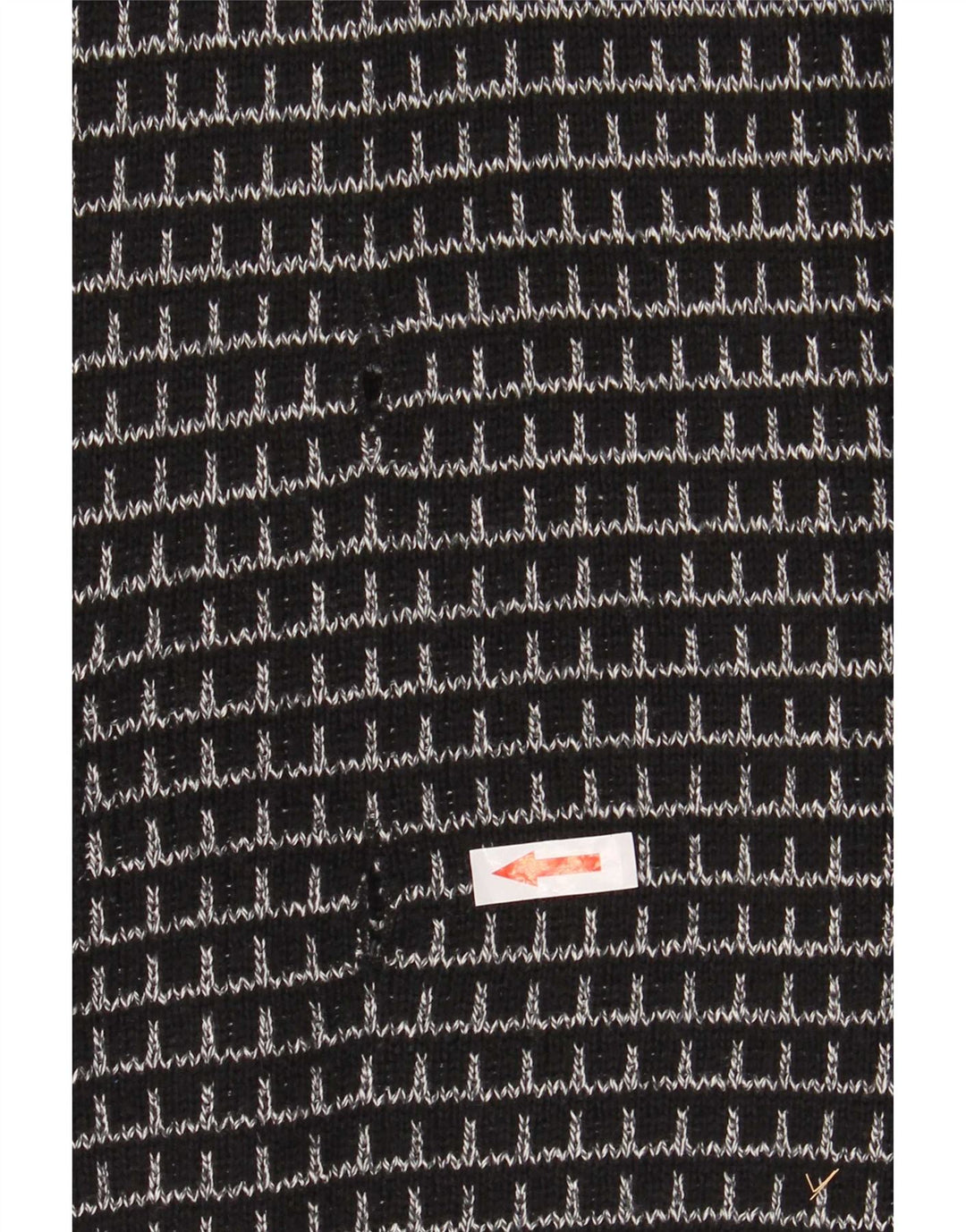 Suéter cardigã masculino Settebello XL preto xadrez acrílico
