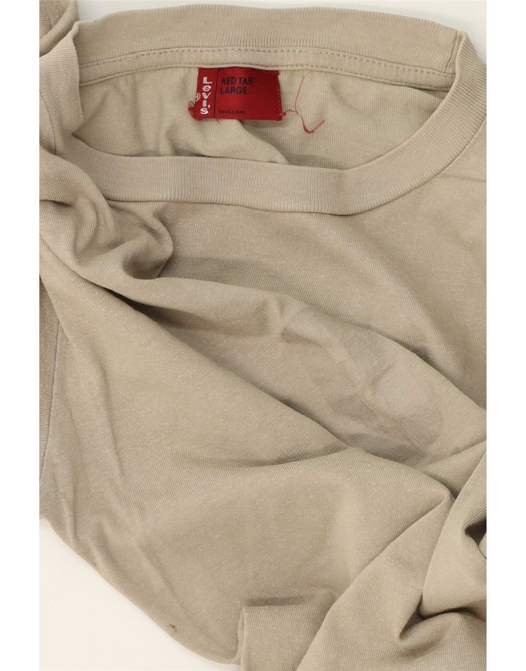 Top masculino Levi's manga comprida grande cáqui