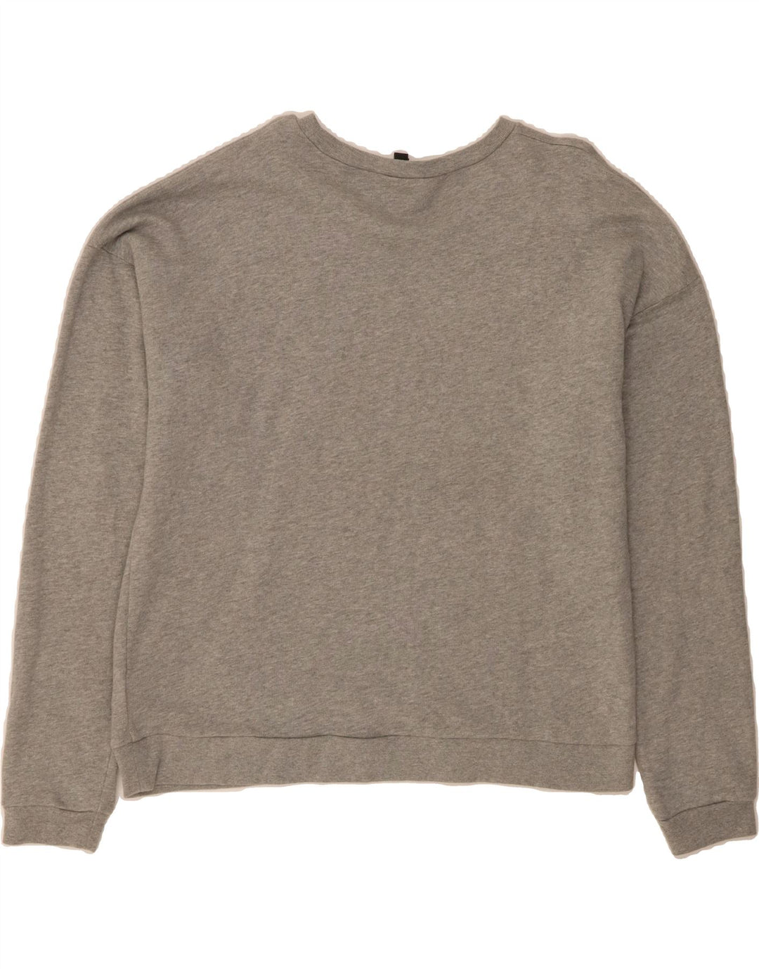 J. CREW Womens Sweatshirt Jumper UK 18 XL Grey Floral Cotton Vintage J. Crew and Second-Hand J. Crew from Messina Hembry 