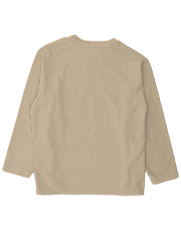 Suéter de lã masculino Marks & Spencer XL bege poliéster