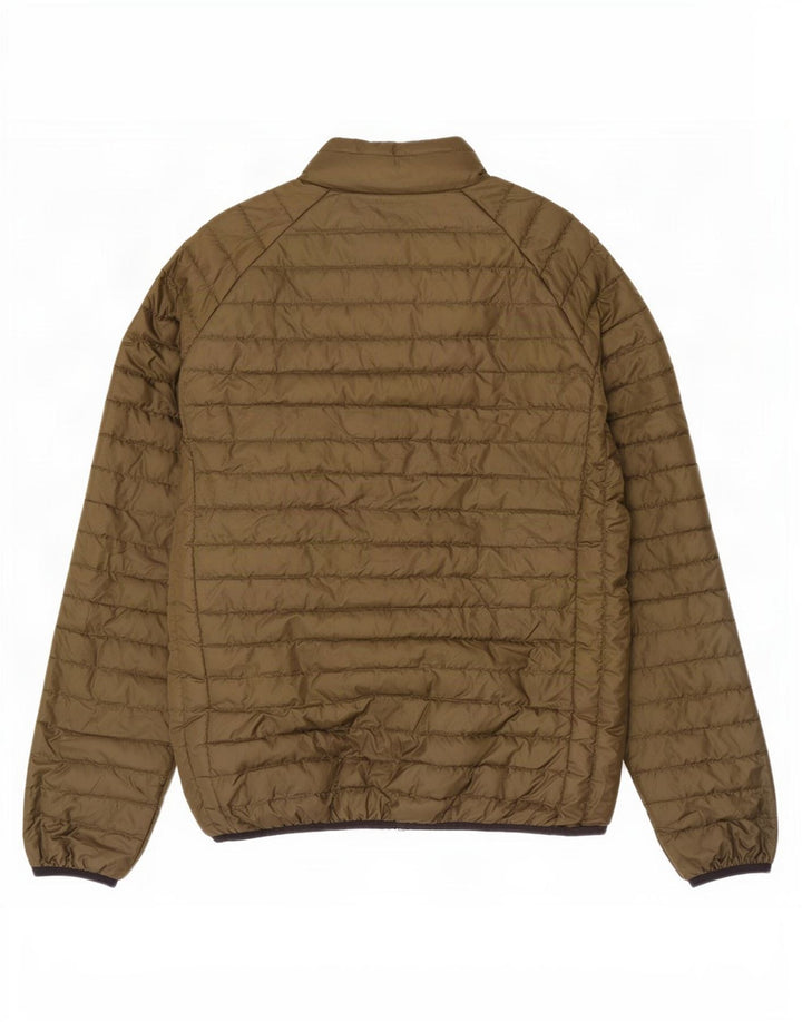 Jaqueta acolchoada masculina Superdry UK 38 poliéster cáqui médio