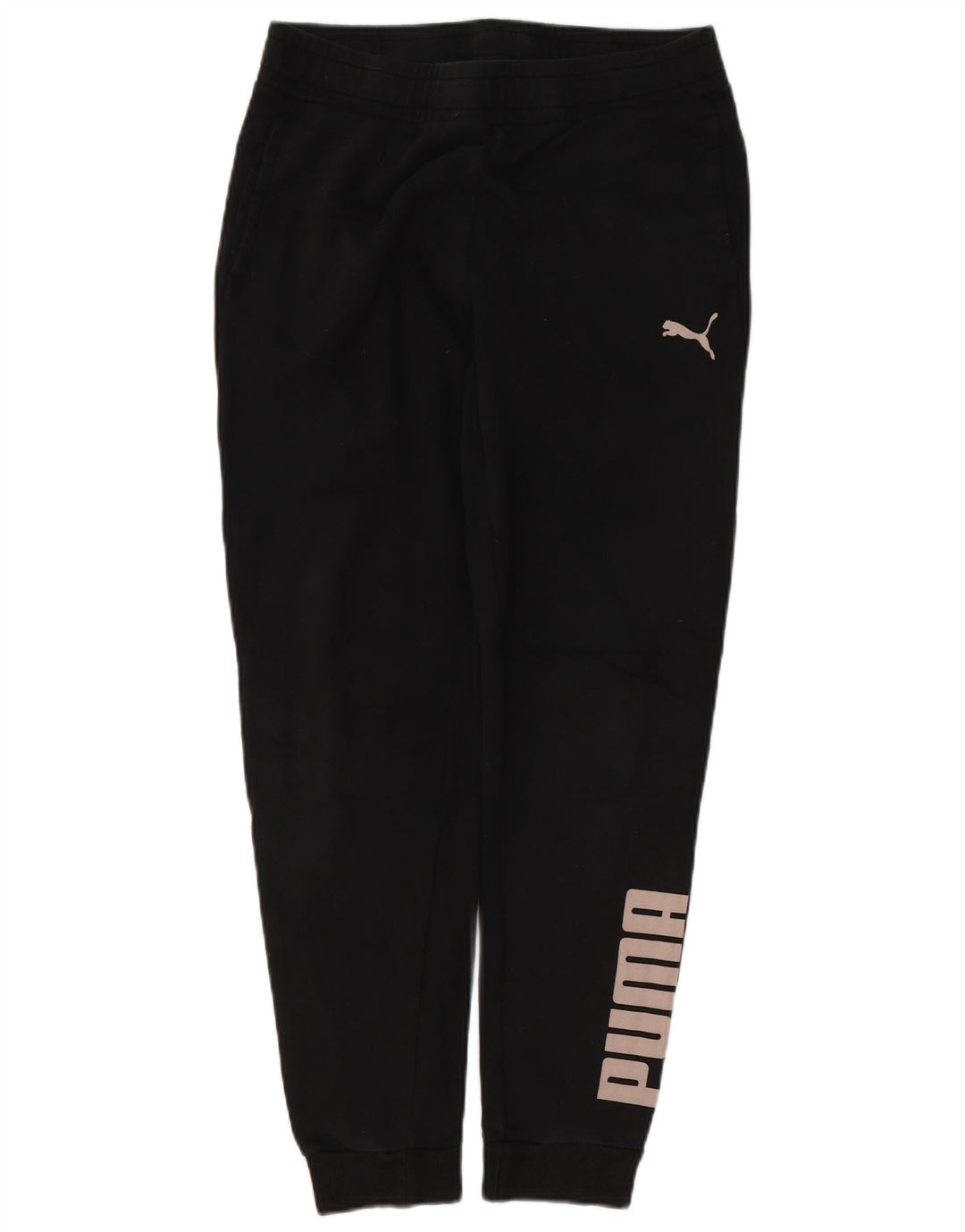 Calça de treino masculina Puma Graphic Joggers médio preto