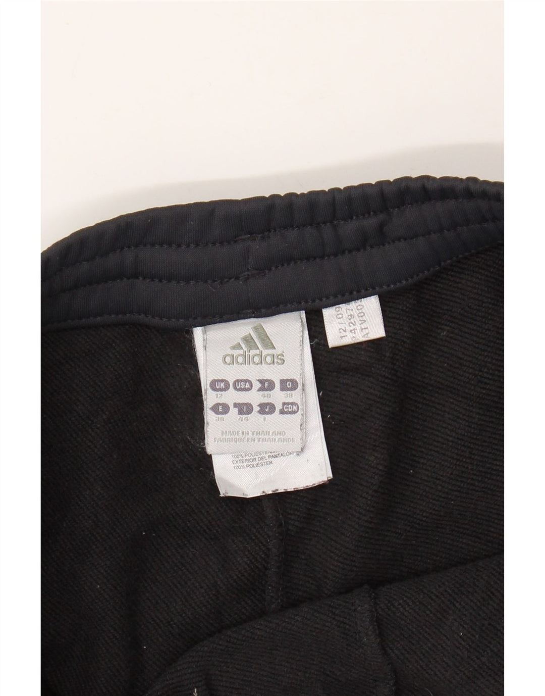 Calça de treino feminina Adidas Joggers UK 12 poliéster cinza médio