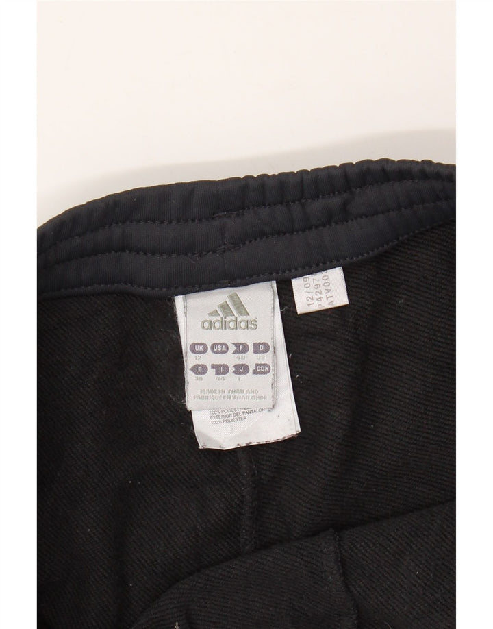 Calça de treino feminina Adidas Joggers UK 12 poliéster cinza médio