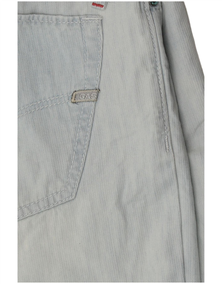 Shorts jeans masculino Gas W29 algodão azul médio