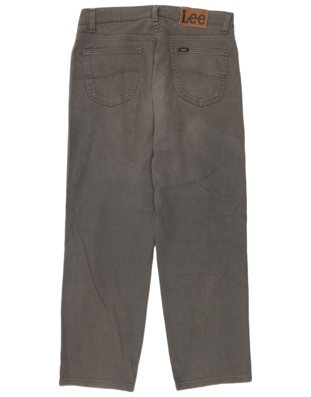 Calça jeans reta masculina Lee W34 L30 cinza